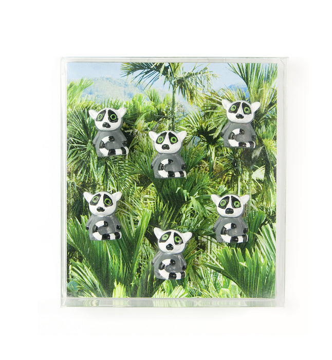 Magneten Maki Lemur - 6 stuks