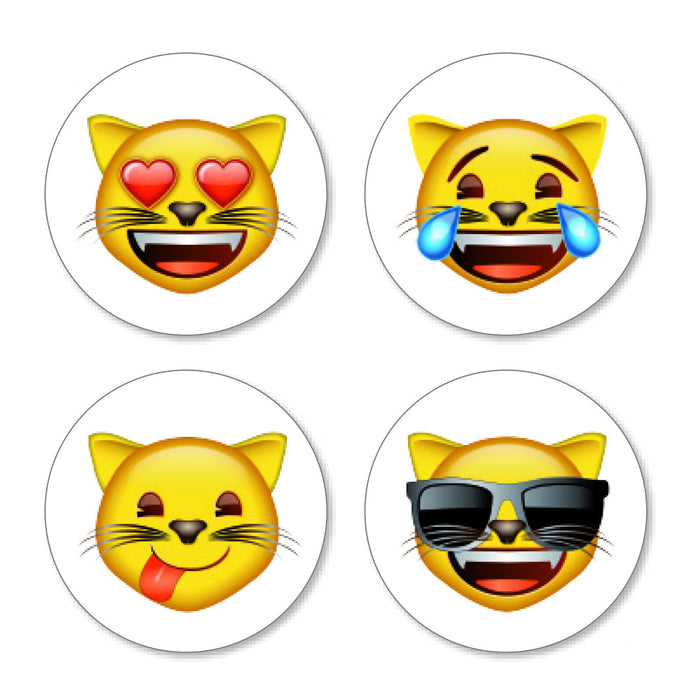 Magneten Emoji Cats - 4 stuks